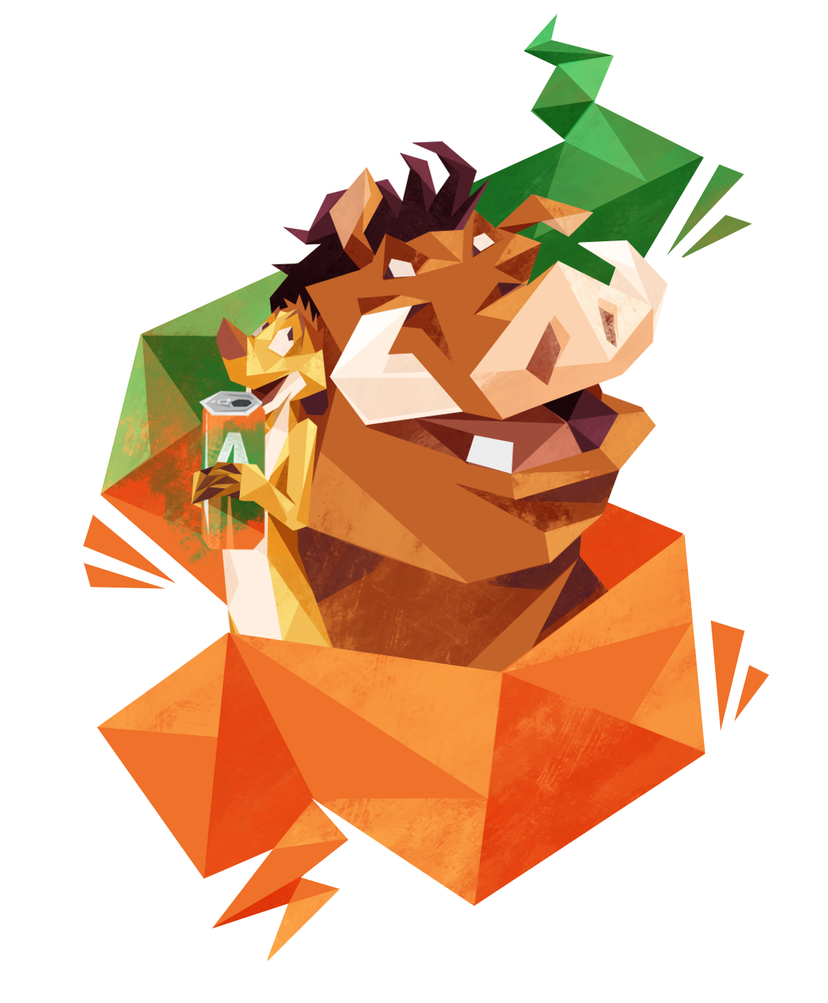 Te vagy Timon és Pumbaa egy személyben